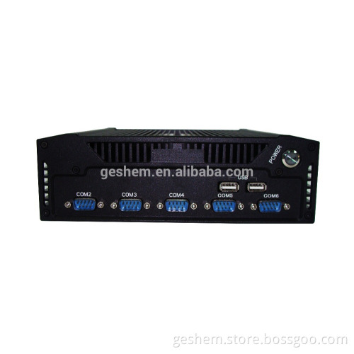 Geshem Tech factory price PC-GS5051A mini pc with 4GB ram ubuntu mini pc 2 ethernet mini pc